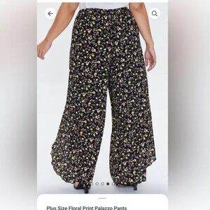 NEW Forever 21 Floral Palazzo Pants 1X